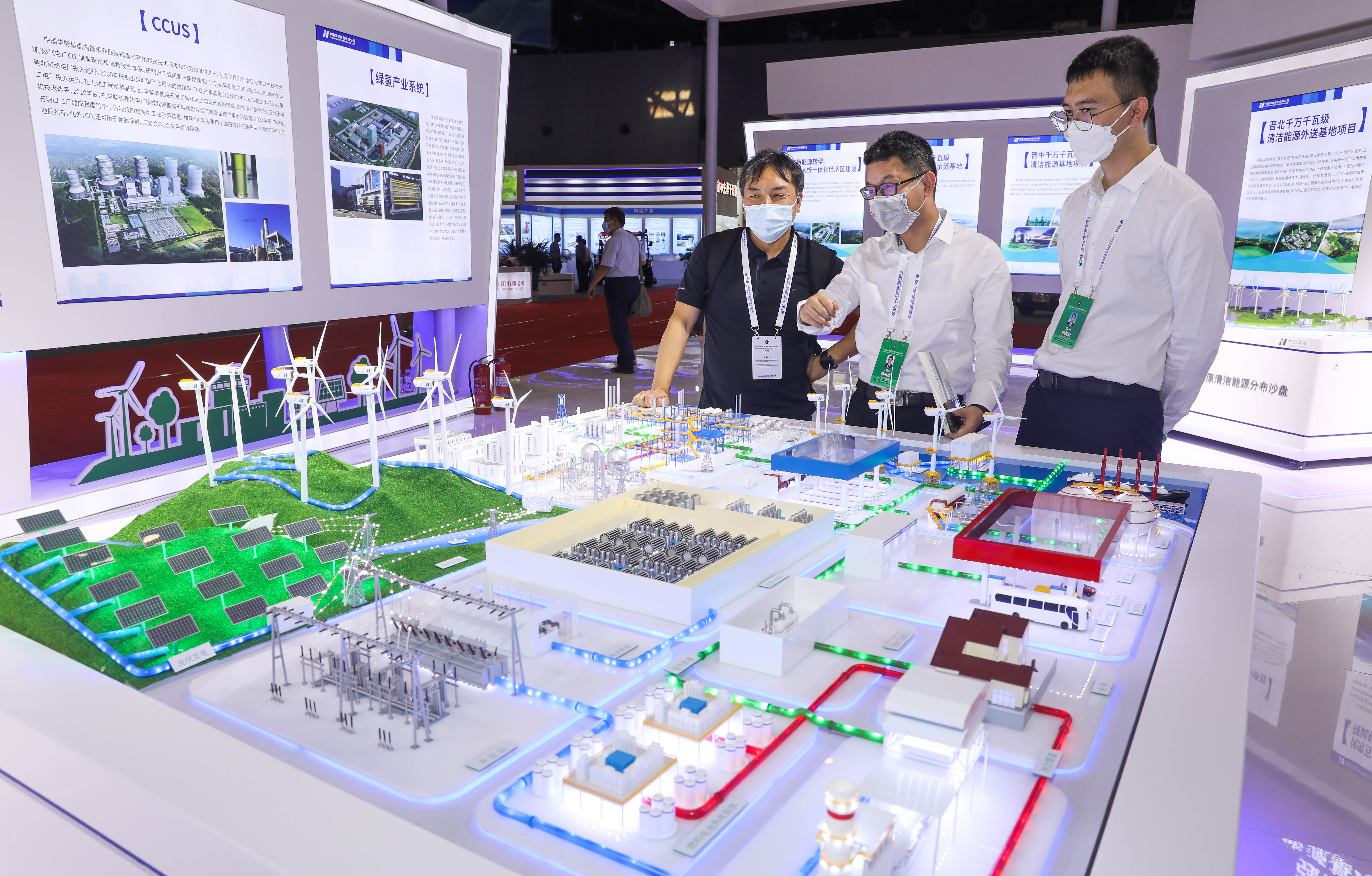 綠氫產業系統模型。