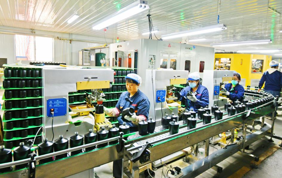 觀宇玻璃制品生產車間