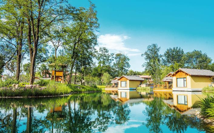 高平市釜山村風景如畫