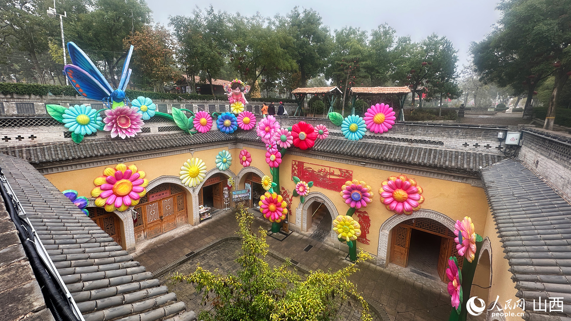 陜州剪紙院。人民網記者 董童攝