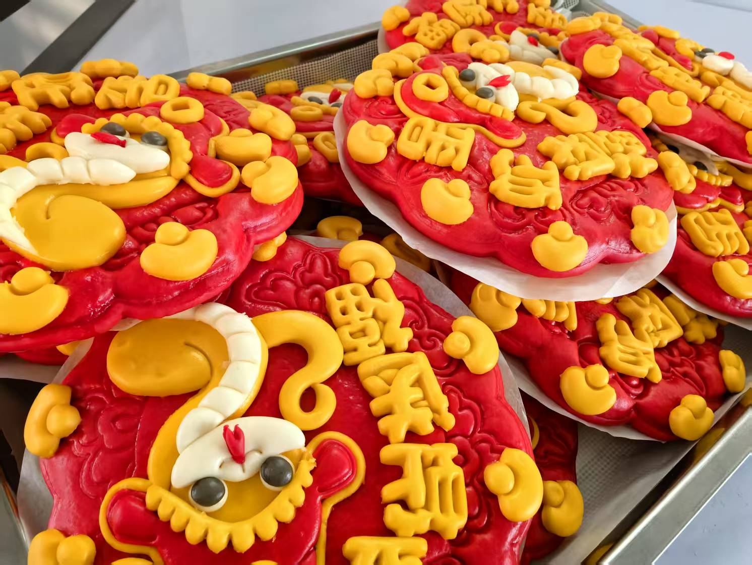 蛇年花饃。