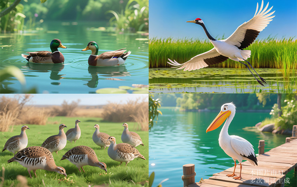 AI視頻丨白洋淀的鳥兒有話說